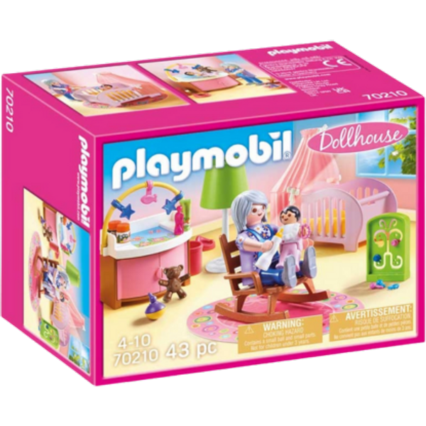 Playmobil Casa delle bambole - Camera del neonato - Set da gioco