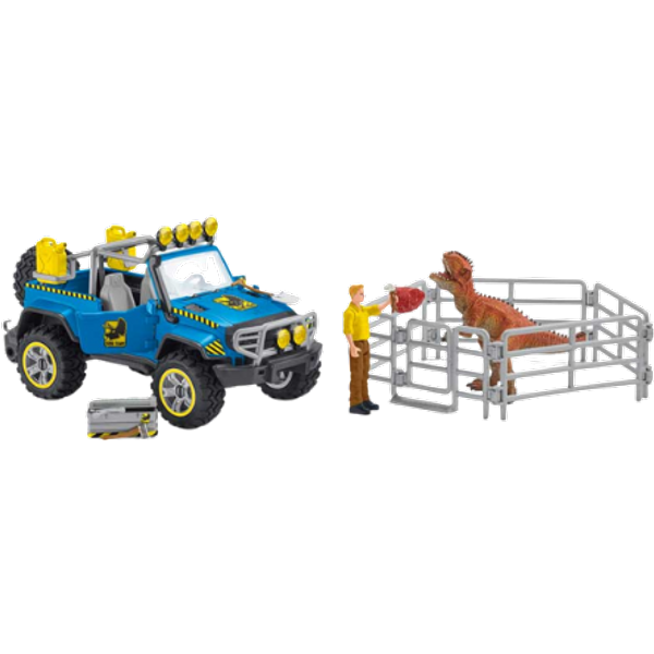 Schleich Fuoristrada con postazioni di osservazione per dinosauri - 41464