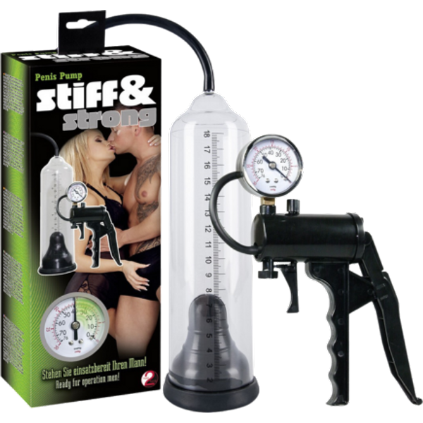 Pompa di stimolazione Stiff and Strong con manometro