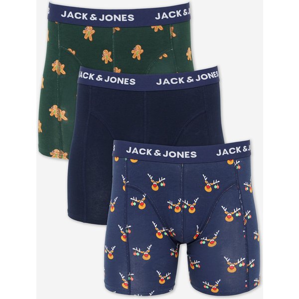 Jack & Jones Christmas 3 Pack Trunks