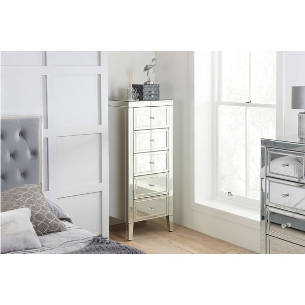 Valencia 5 Drawer Narrow Chest