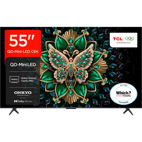 TCL 55C6K-UK 55in 4K Mini LED Fire TV