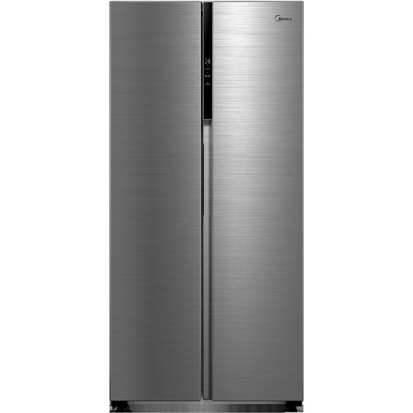 Midea Inox American Style Fridge Freezer with Total No Frost