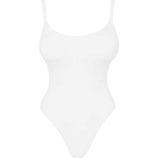 Boux Avenue Thong Contour Body White White - Boux Avenue - Size: Medium DD-G