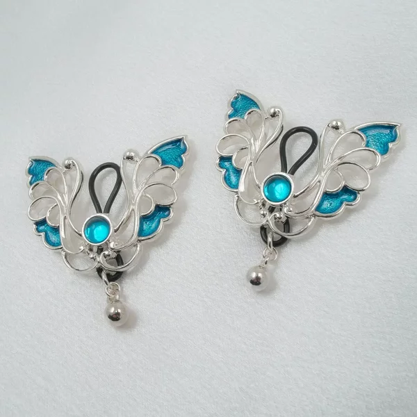 Sylvie Monthulé | Zilveren Tepelklem en Sieraad | Butterfly