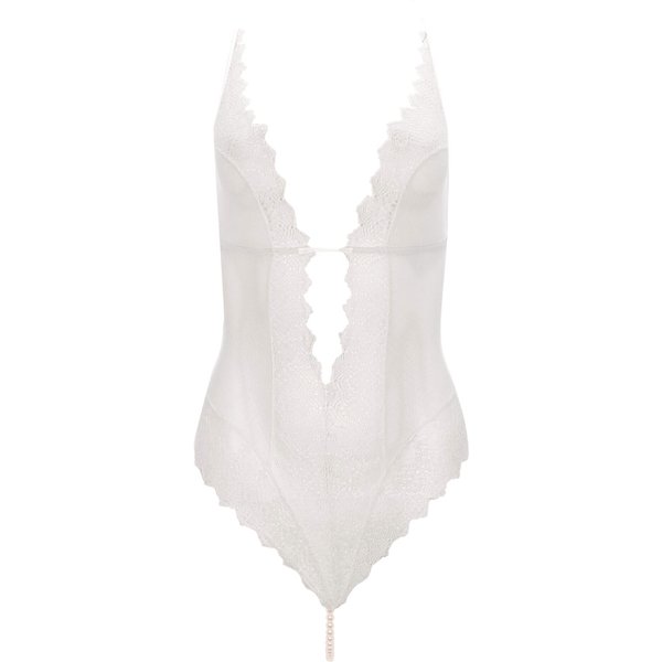 Bracli | Geneva Body Parel String Ivoor | Lingerie Body Maat Plus