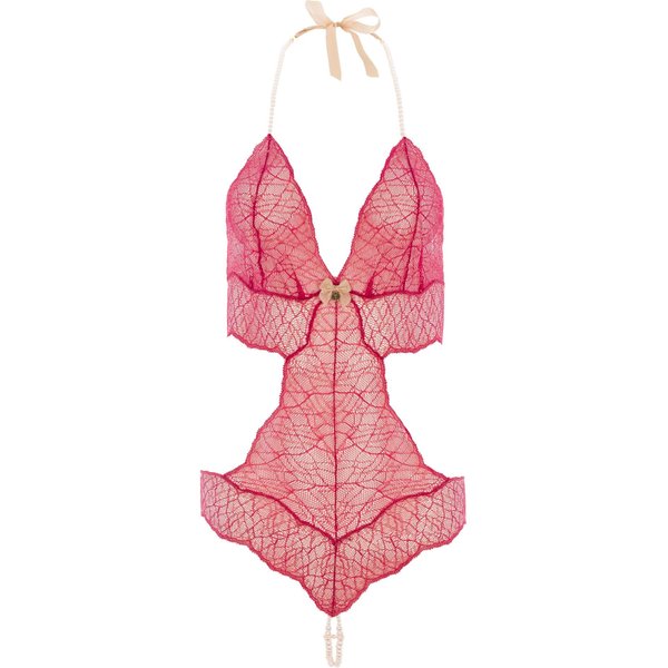Bracli | Sydney Dubbele Body Rood | Luxe Lingerie Body Maat Plus