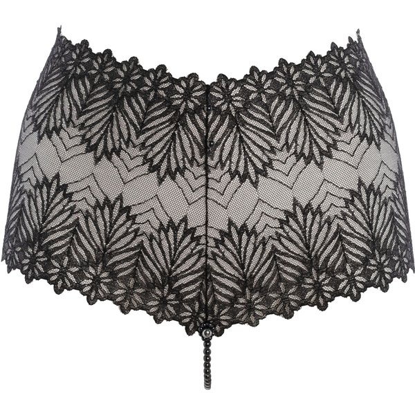 Bracli | Destinos Dark Panty Parel String Set | Erotische Lingerie Maat Plus