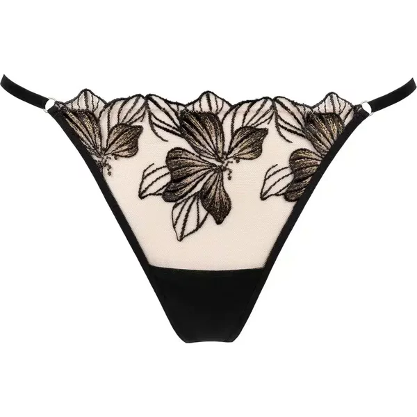Thong Fleur Défendue – Luxe String van Atelier Amour Maat L