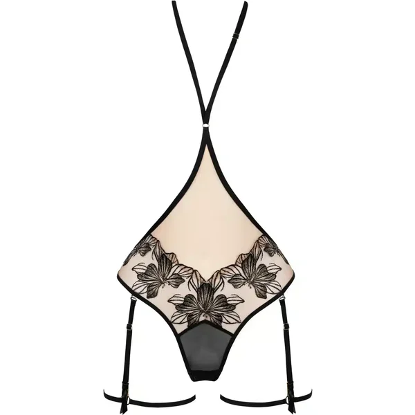 Body Harnas Fleur Défendue – Luxe Lingerie van Atelier Amour Maat L