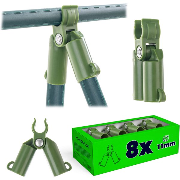 Łącznik szczytowy do tyczek ogrodowych Posile regulowany 11mm 8szt