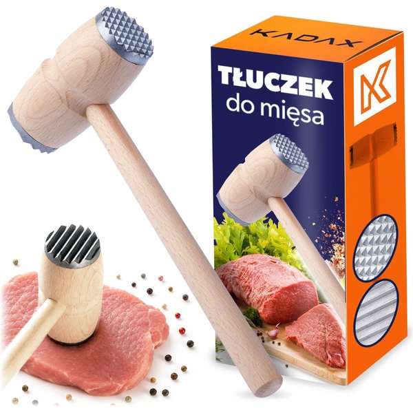 Tłuczek drewniany Bebra, dwustronny