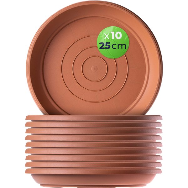 Podstawka do doniczek Lyot terakota 25 cm 10 szt.