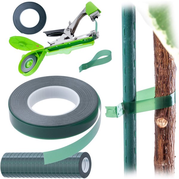 Zestaw taśm do zszywacza ogrodniczego Larret 11 mm x 25 m zielony 20 szt.