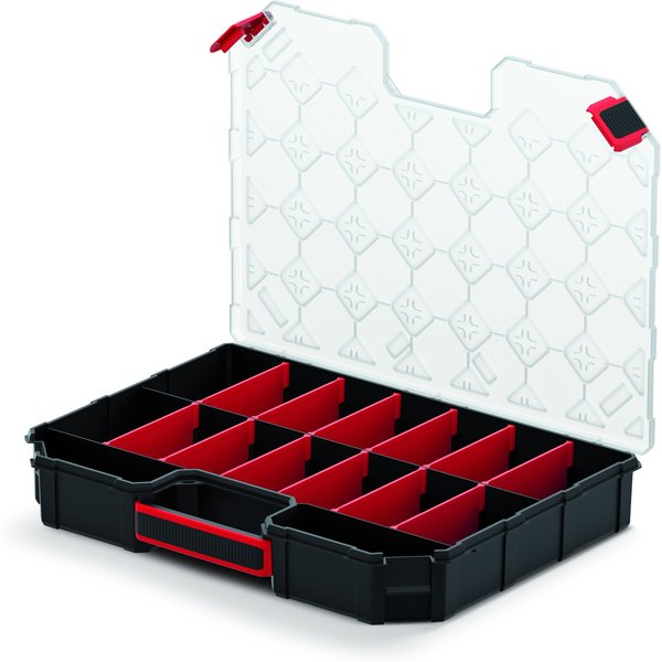 KISTENBERG Organizer narzędziowy Tager 40 niski S - KTG40306S - czarny
