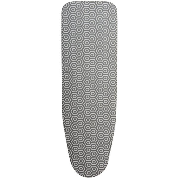 Metalizowany pokrowiec na deskę do prasowania Crucey 30-36 x 114 cm sześciokąty