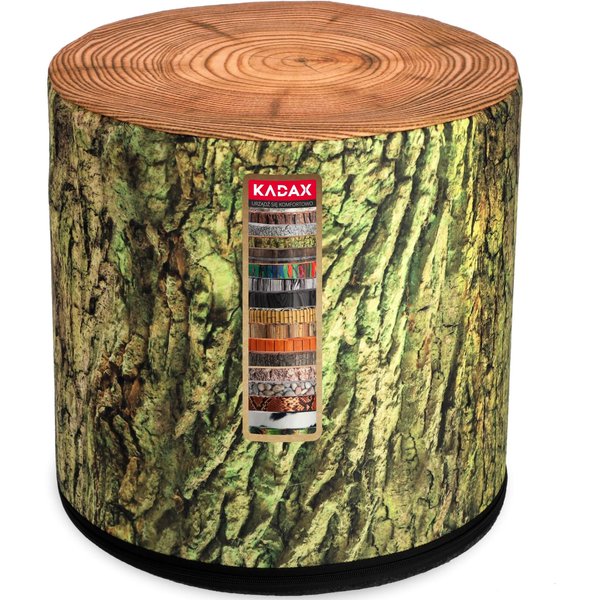 Pufa dekoracyjna Fasano 40 x 41 cm, omszona