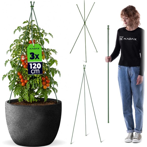 Stożkowa podpora ogrodowa Chevre 3-elementowa 120 cm 3 szt.