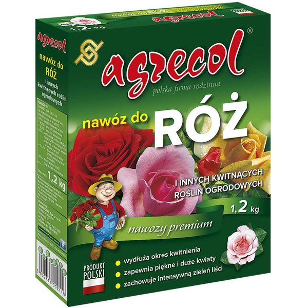 Agrecol Nawóz do róż i innych kwitnących roślin ogrodowych 1.2 kg