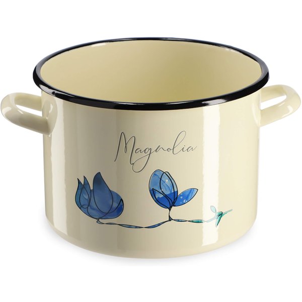 Garnek Emaliowany Luca 2.4L, magnolia