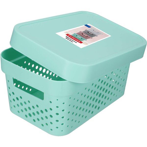 Pojemnik z pokrywką Infinity Curver 4.5L seledynowy