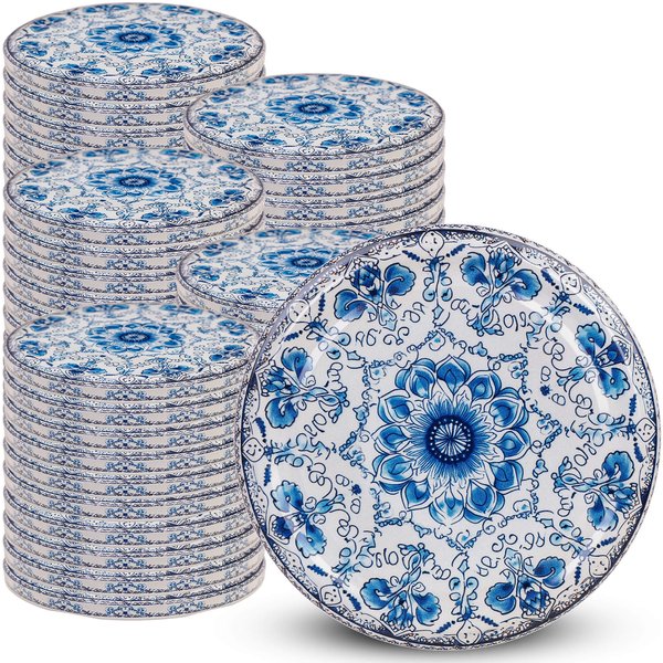 Metalowe wieczka do słoików Virbo 50szt fi 82 mm "Porcelana"