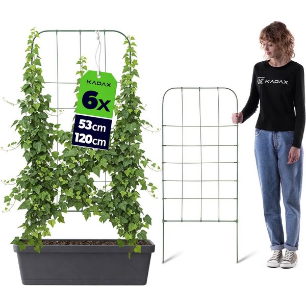 Podpora ogrodowa drabinkowa Millac 53 x 120 cm zielona 6 szt.