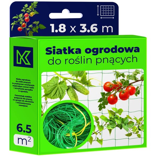 Siatka ogrodowa do roślin pnących Loudun 1.8 x 3.6 m zielona