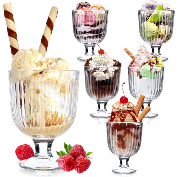 Pucharki do lodów i deserów Caro 280 ml 6 szt.
