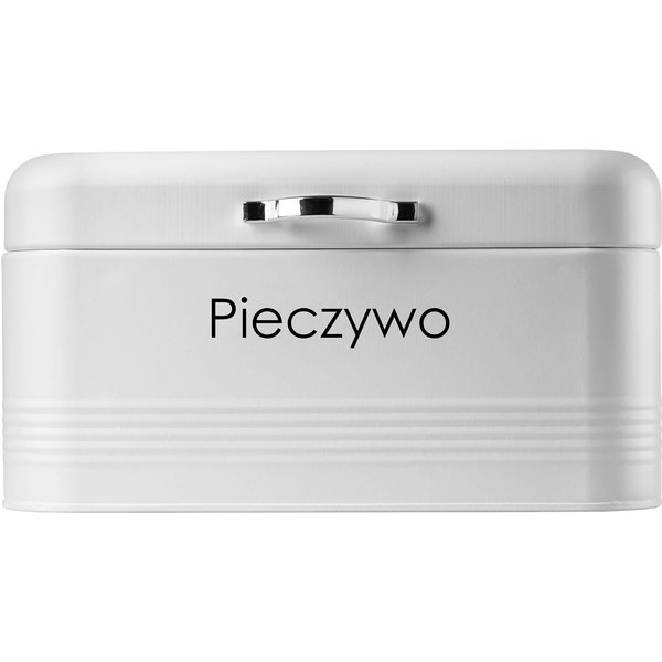 Stalowy pojemnik na pieczywo i chleb Tufo, biały