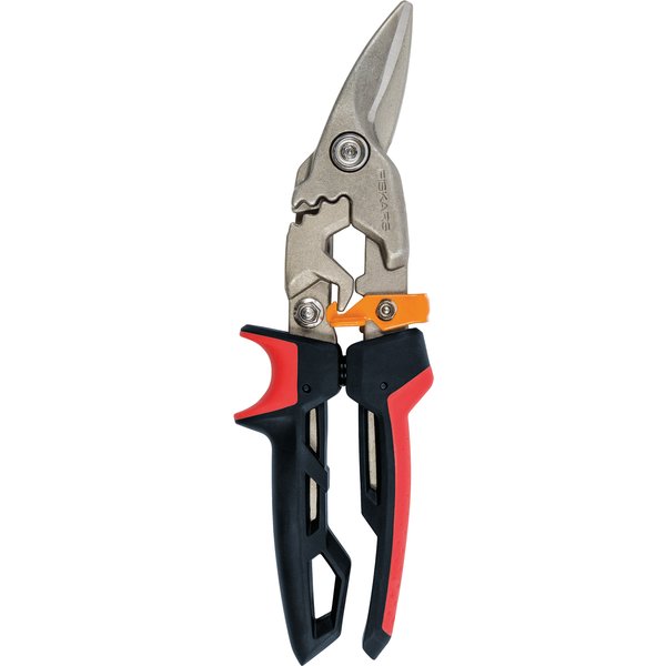 Fiskars 1027209 PowerGear Nożyce do cięcia blachy, cięcie w lewo