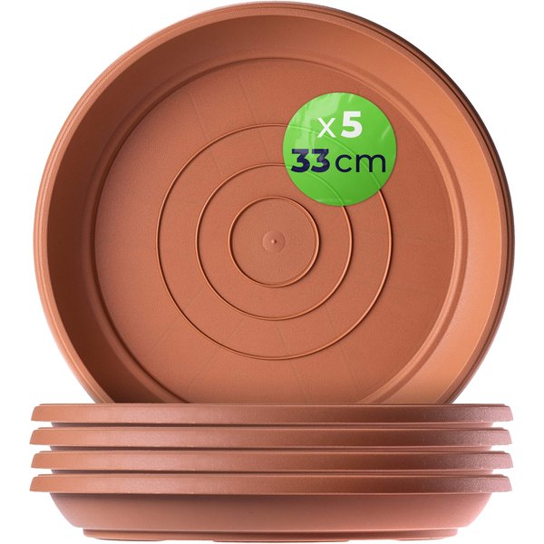 Podstawka do doniczek Lyot terakota 33 cm 5 szt.