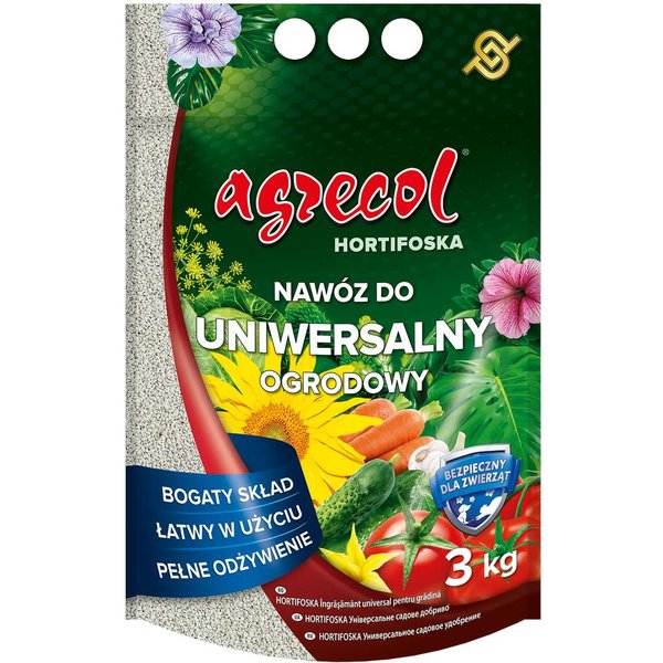 Agrecol Hortifoska nawóz uniwersalny ogrodowy 3 kg
