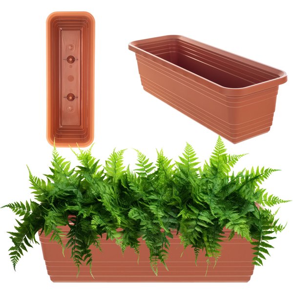 Skrzynka balkonowa Paulin 50cm terrakota