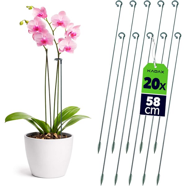 Podpora do roślin Condat 58 cm zielona 20 szt.