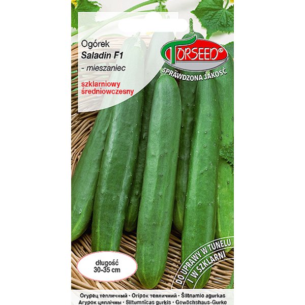 Ogórek pod osłony Saladin F1 (dł. 30-35 cm) 1g