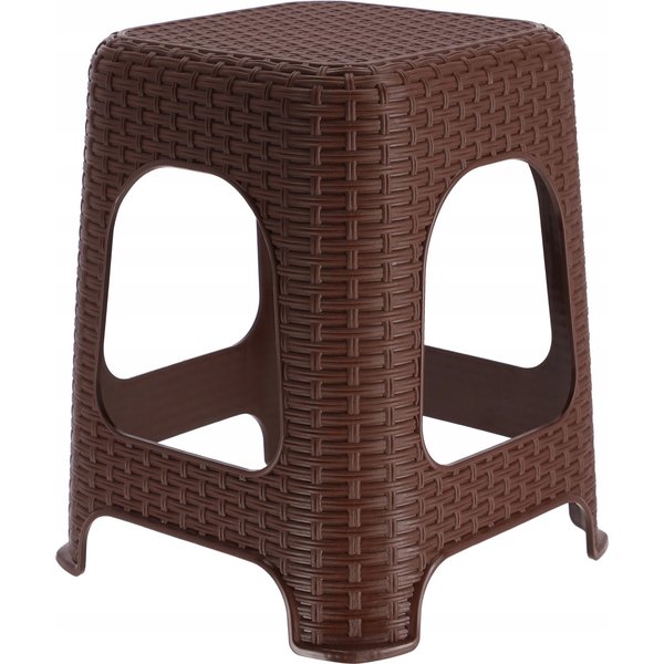 Taboret kuchenny Habol 45 x 37 cm, brązowy