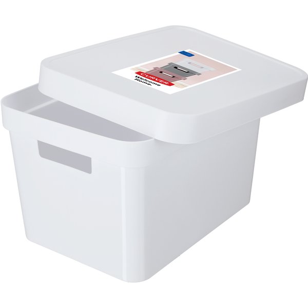 Pojemnik z pokrywką Curver Infinity 17L, biały