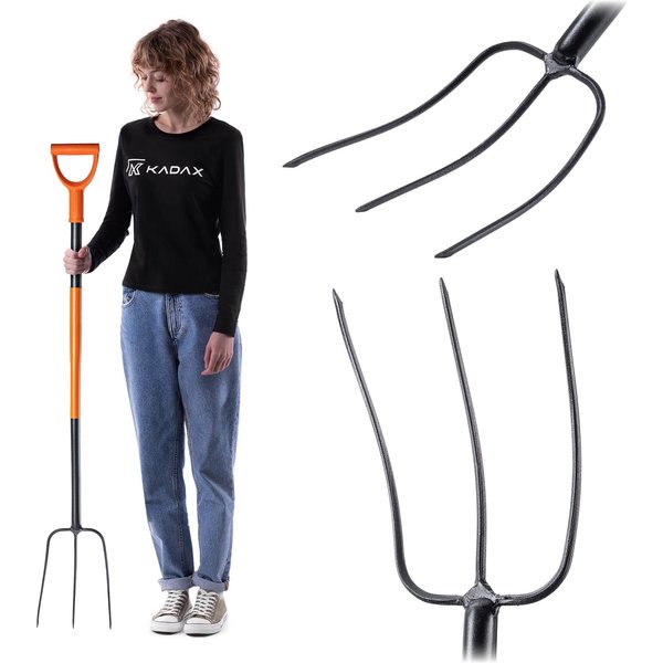 Widły metalowe do siana Getas 3 zęby 135cm