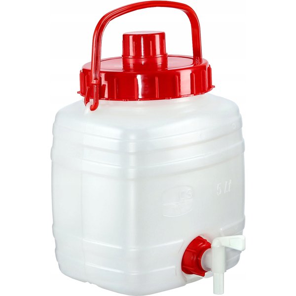 Plastikowa beczka z kranikiem Asele na wodę 5L