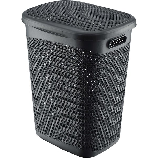 Kosz na bieliznę pranie Briec 55L szary
