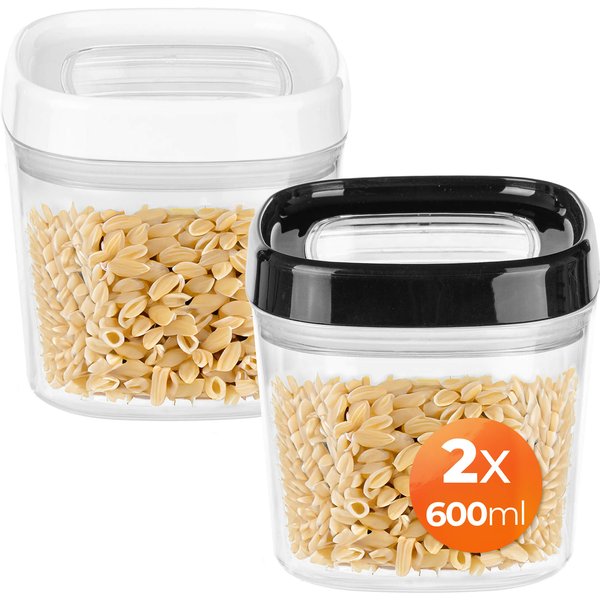 Zestaw pojemników kwadratowych Duna 600 ml, 2 szt.