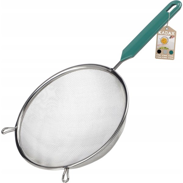 Sitko kuchenne nierdzewne 16 cm, zielone