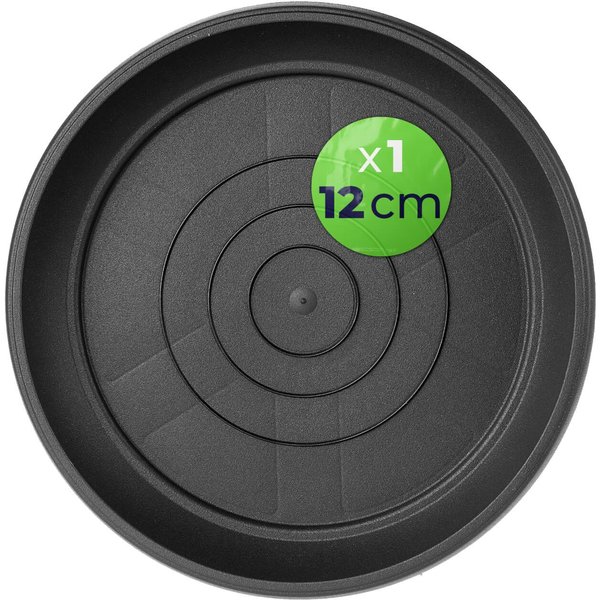 Podstawka do doniczek Lyot antracyt 12 cm 1 szt.