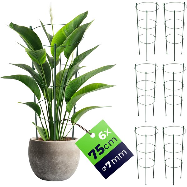 Podpora pierścieniowa do roślin Bodiel 75 cm 6 szt.