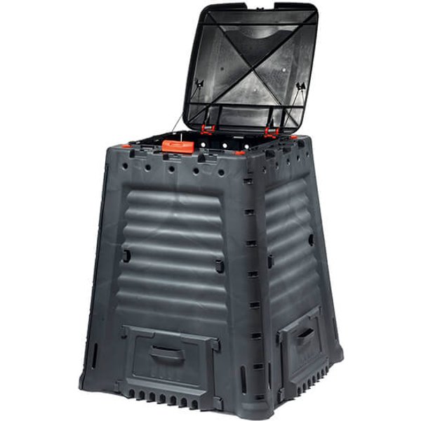 Kompostownik ogrodowy Keter Mega Composter 650L, czarny
