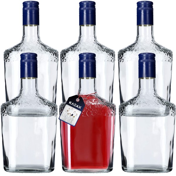 Szklana butelka z zakrętką Rumo 500 ml, 6 szt.