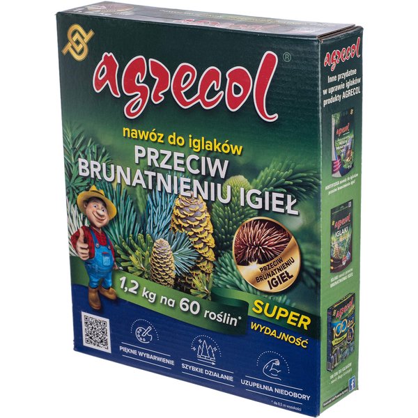 Agrecol Nawóz do iglaków przeciw brunatnieniu igieł 1.2 kg