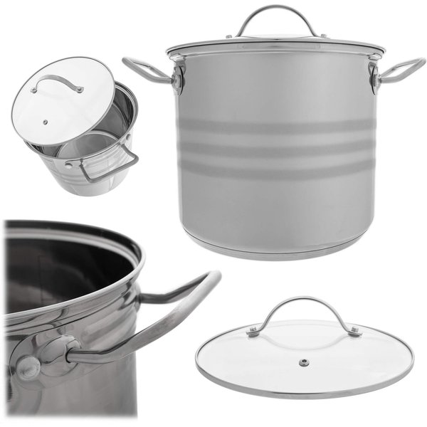 Garnek stalowy Sveg z pokrywką 6.6L
