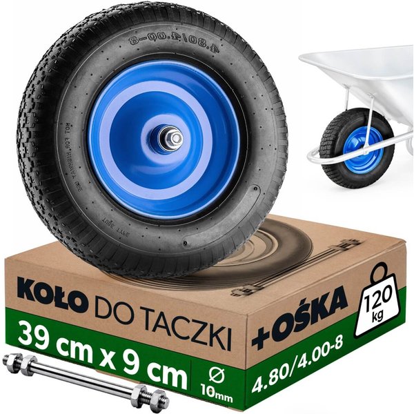 Kółko do taczki Martel pneumatyczne 39 x 9 cm